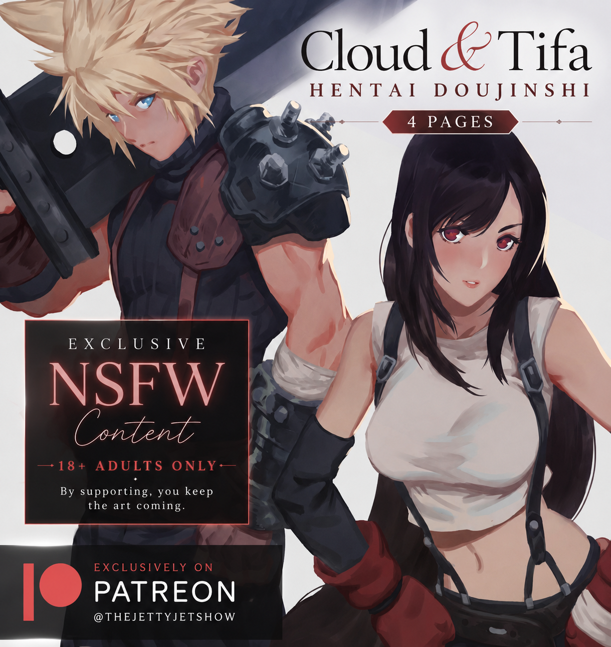Cloud And Tifa 4pg NSFW 2019